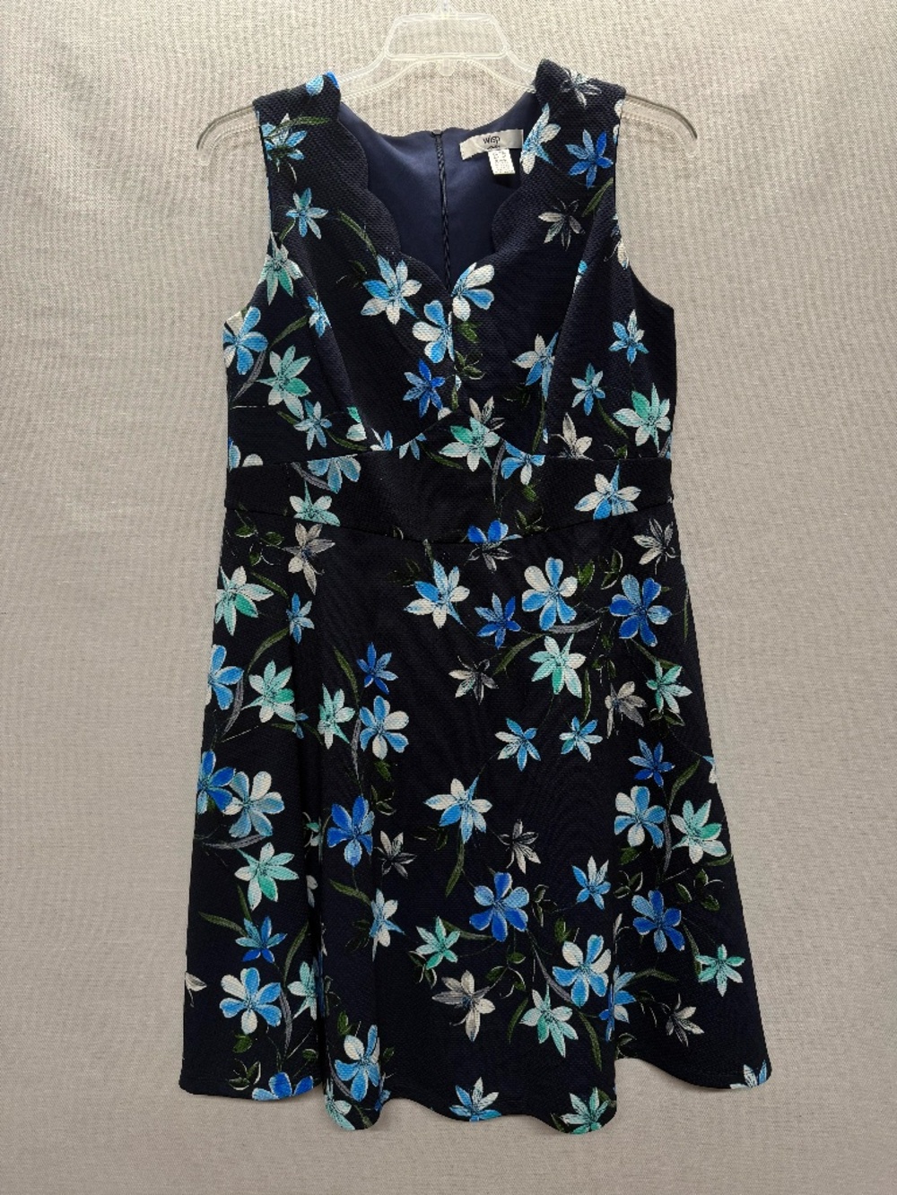 Wisp Floral Fit & Flare Dress - size 14W